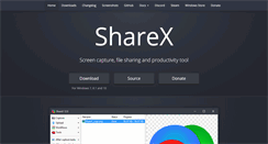 Desktop Screenshot of getsharex.com