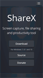 Mobile Screenshot of getsharex.com